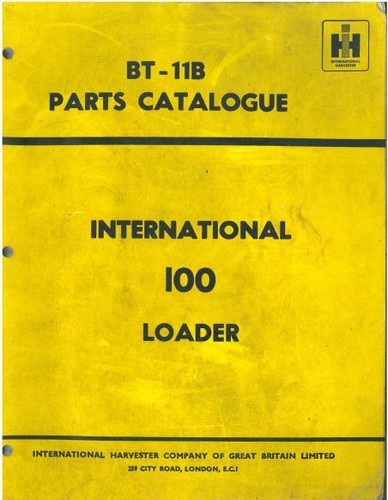 International loader b100 - international,