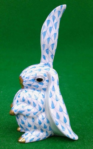 Herend funny rabbit blue - funny, in
