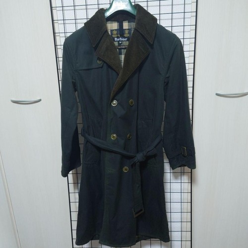 Barbour oiled trench coat - barbour, long