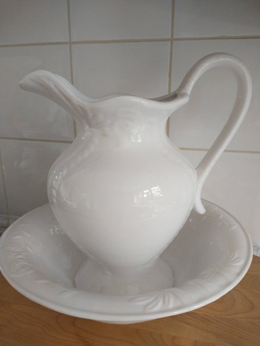Large jug and bowl - large, set