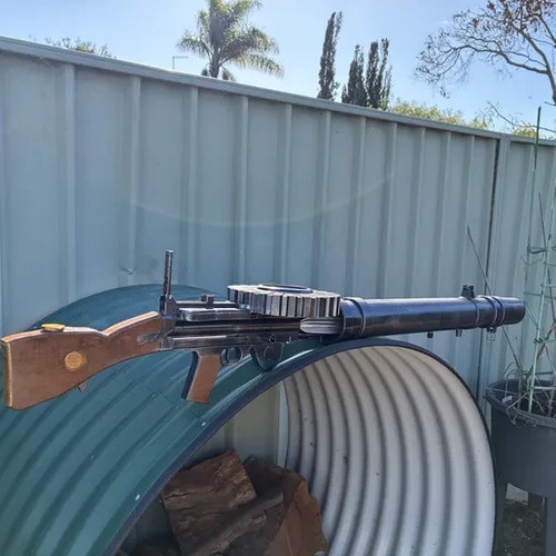 Printed lewis gun - gun, prop