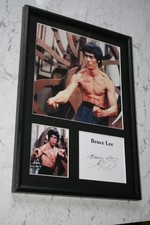 A4 glossy Bruce Lee Mounted