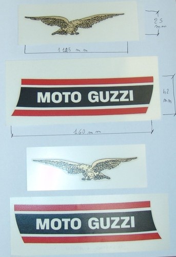 Set decals stickers moto guzzi - decals,