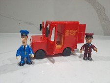 Postman Pat push Along Post Van 2008 with Pat & AJ Figures FAST P&P 12cm Long 