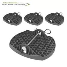 4 x Caravan Legs Jack Pad Feet