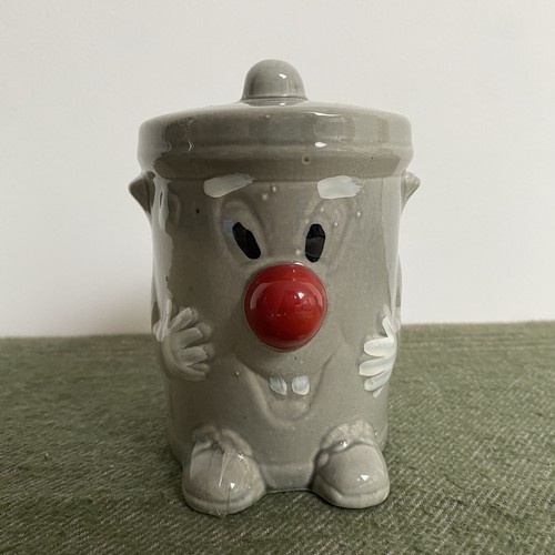 Vintage ceramic dusty bin - ceramic,