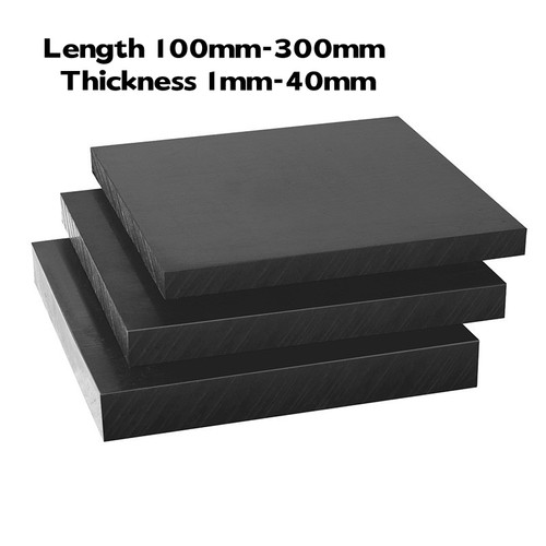 Black abs plastic sheet - plastic, plate