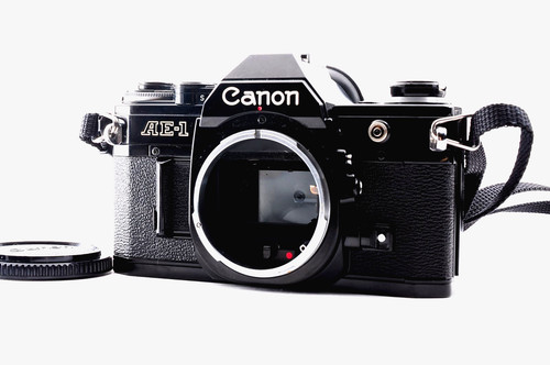 Canon black 35mm slr film - canon,