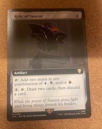 Mtg relic sauron - mtg,