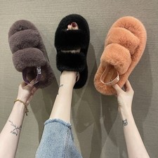 LADIES WOMENS FAUX FUR FLUFFY