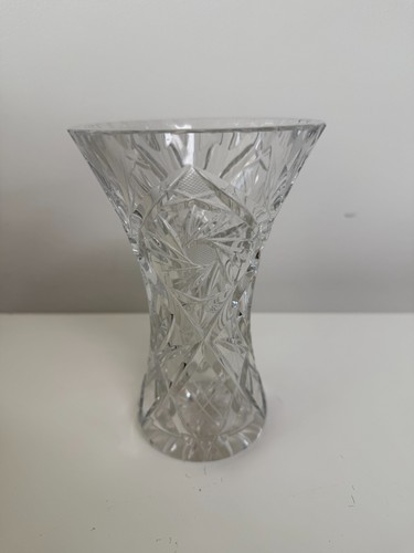 Vintage heavy glass crystal