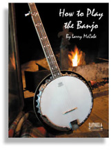 HOW TO PLAY BANJO with CD by LARRY McCABE - SANTORELLA - VGC