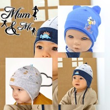 Baby Boy Hat Tie Up Cap Toddler Infant Spring Lace Up Hat Cotton 