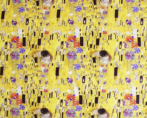 Cotton fabric kiss - fabric,