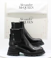Alexander Mcqueen Ladies Wander Xl Boot Leather Casual Black 36.5