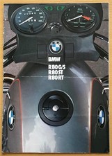 BMW R80 MOTORCYCLE Sales Brochure For 1983 #2 11 20 04 20 11/82  R80 G/S  R80ST+