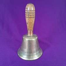 Vintage Brass School Bell with
