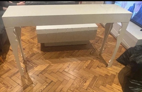 White high gloss - white,