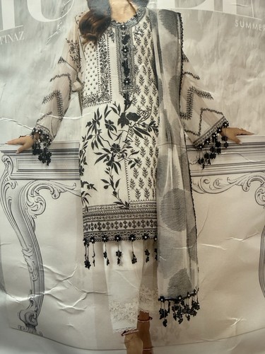 Sana safinaz black and white - and,