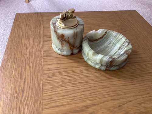 Onyx marble table gas lighter - gas,