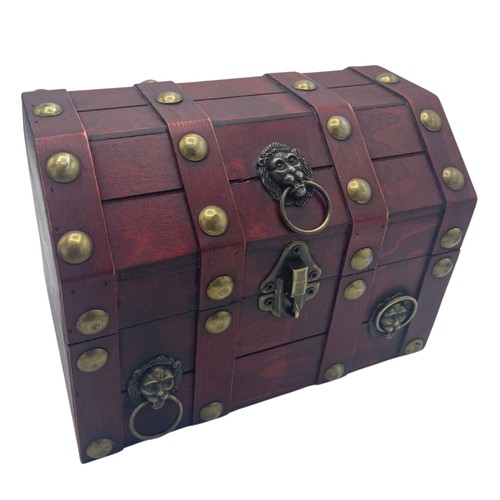 Vintage treasure chest storage - chest,