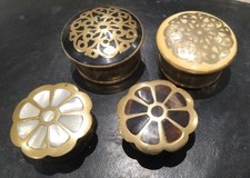 Brass Pill Boxes/ Trinket Box