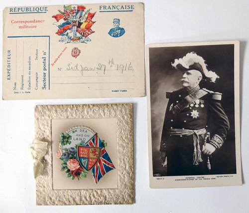 Ww1 military postcard - military,