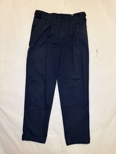 Dickies Vintage Flex Pleated Work Trousers Navy W 32 L 32 Oi Polloi Drakes End