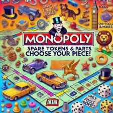 Monopoly Replacement Tokens – Choose Your Piece – Classic, Cheaters, Only Fools