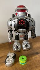 Paladone Remote Control Dancing Robot & Foam Disc Shooter WALKING DANCING USEd