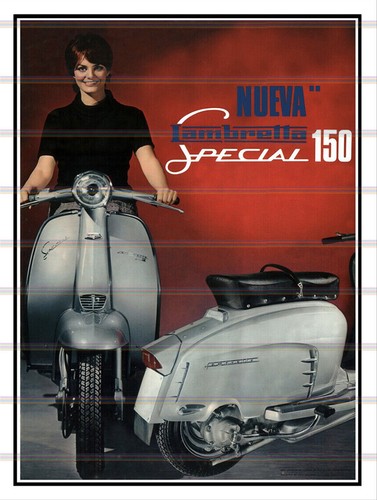 Lambretta retro vintage metal - vintage,