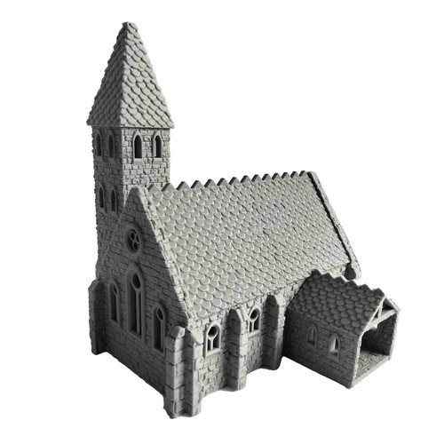 32mm large medieval church - medieval,
