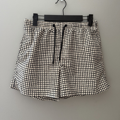 Zara men cream black - men's, check