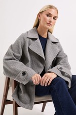 Wallis Grey Coat Womens