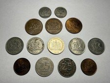 Set of 14 Coins from Trinidad