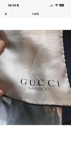 Gucci bamboo pink silk - ,