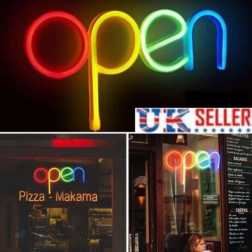 Bright led open shop - shop, neon
