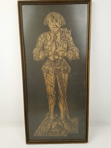 Vintage medieval knight brass - vintage,
