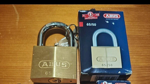 Abus brass keyed - abus, 65/50