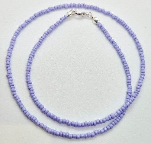 Lilac opaque seed bead - lilac,