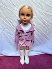 Bibi Doll 18" Fashion Baby Play Doll ASHLEY 'American Doll Style' Moveable Arms