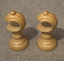 Wooden Curtain Pole Brackets 1