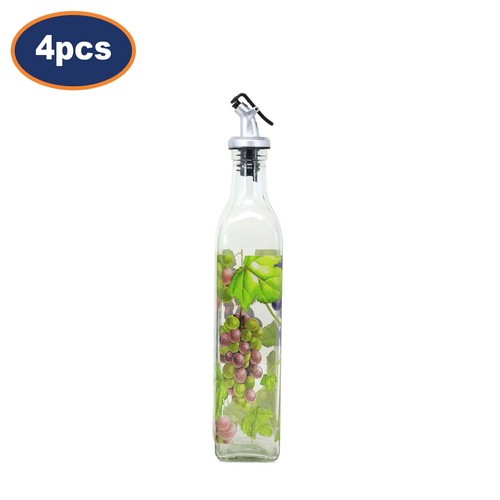 Glass oil vinegar bottle - glass,