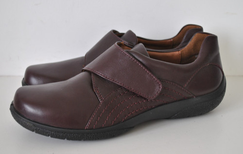 Burgundy leather women sugar - leather, women's