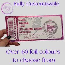 Rome - Boarding Pass - Plane