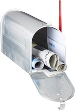 American Style Mailbox Silver