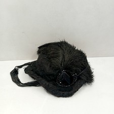 Divine Antique Victorian Ostrich Feather Mourning Bonnet – Millinery Collectible