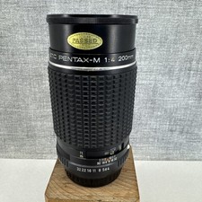 Vintage SMC PENTAX-M 200mm f/4 Pentax K Mount Lens - excellent