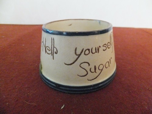Torquay pottery sugar bowl - torquay,