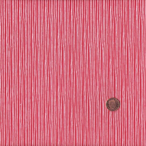 Textiles français red - red, mini